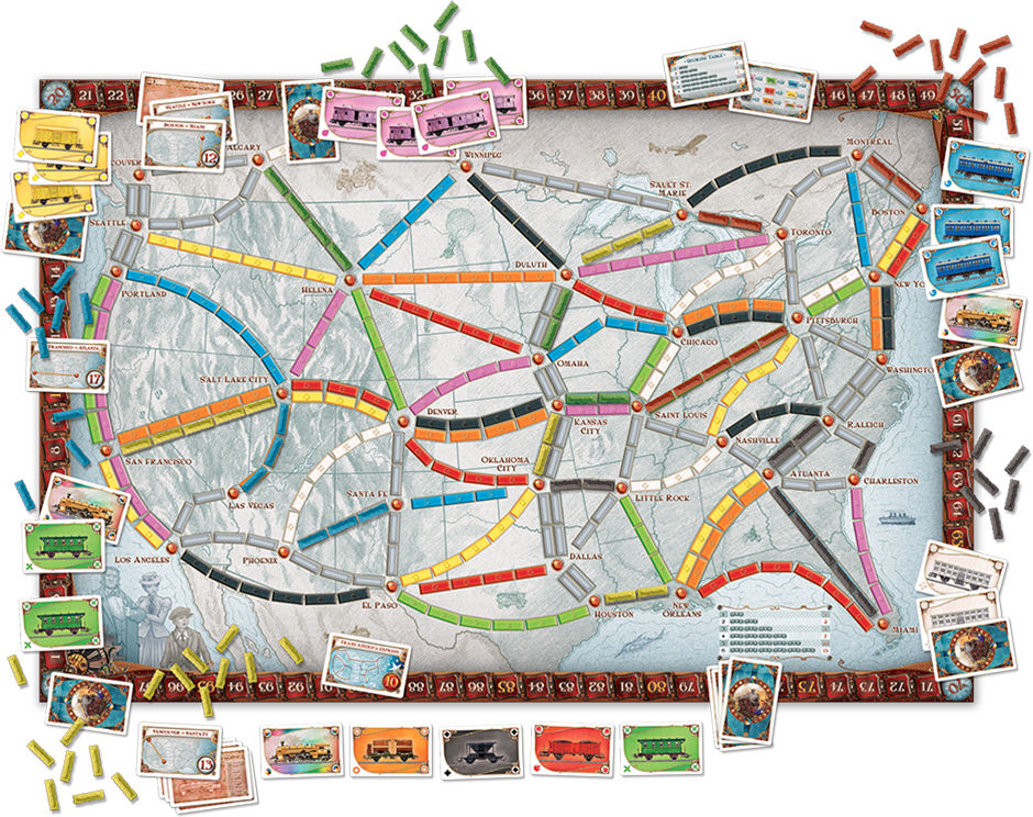 Ticket To Ride Primo Viaggio Board Game - Asmodee Italia