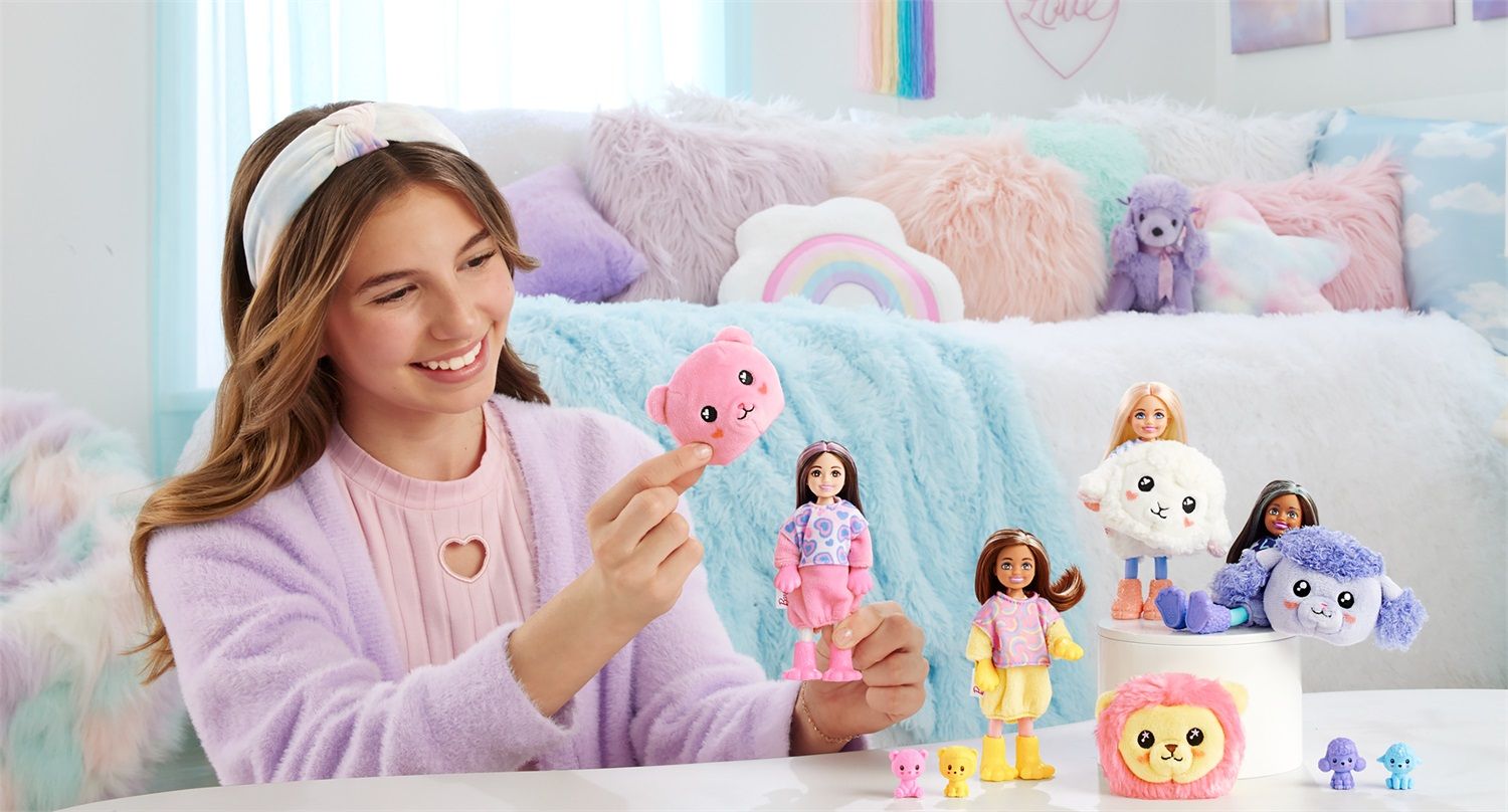 Barbie Cutie Reveal Bambola Pigiamini Hkr06 MATTEL - HKR02-HKR06