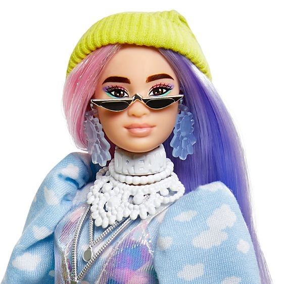 Barbie viola, Accessori, Parrucche