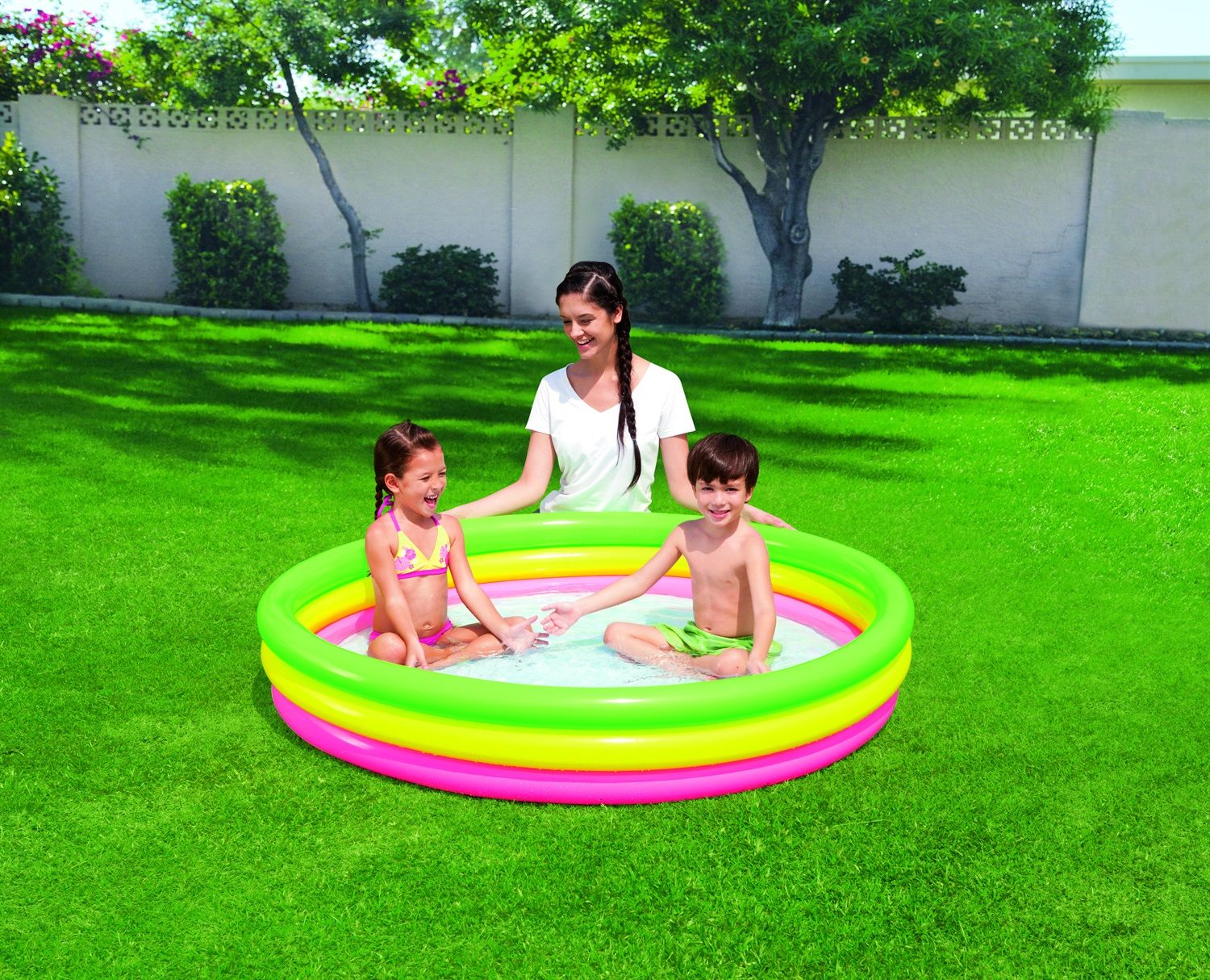 Bestway - Piscina Gonfiabile Colorata 102 x 25 cm – Iperbimbo