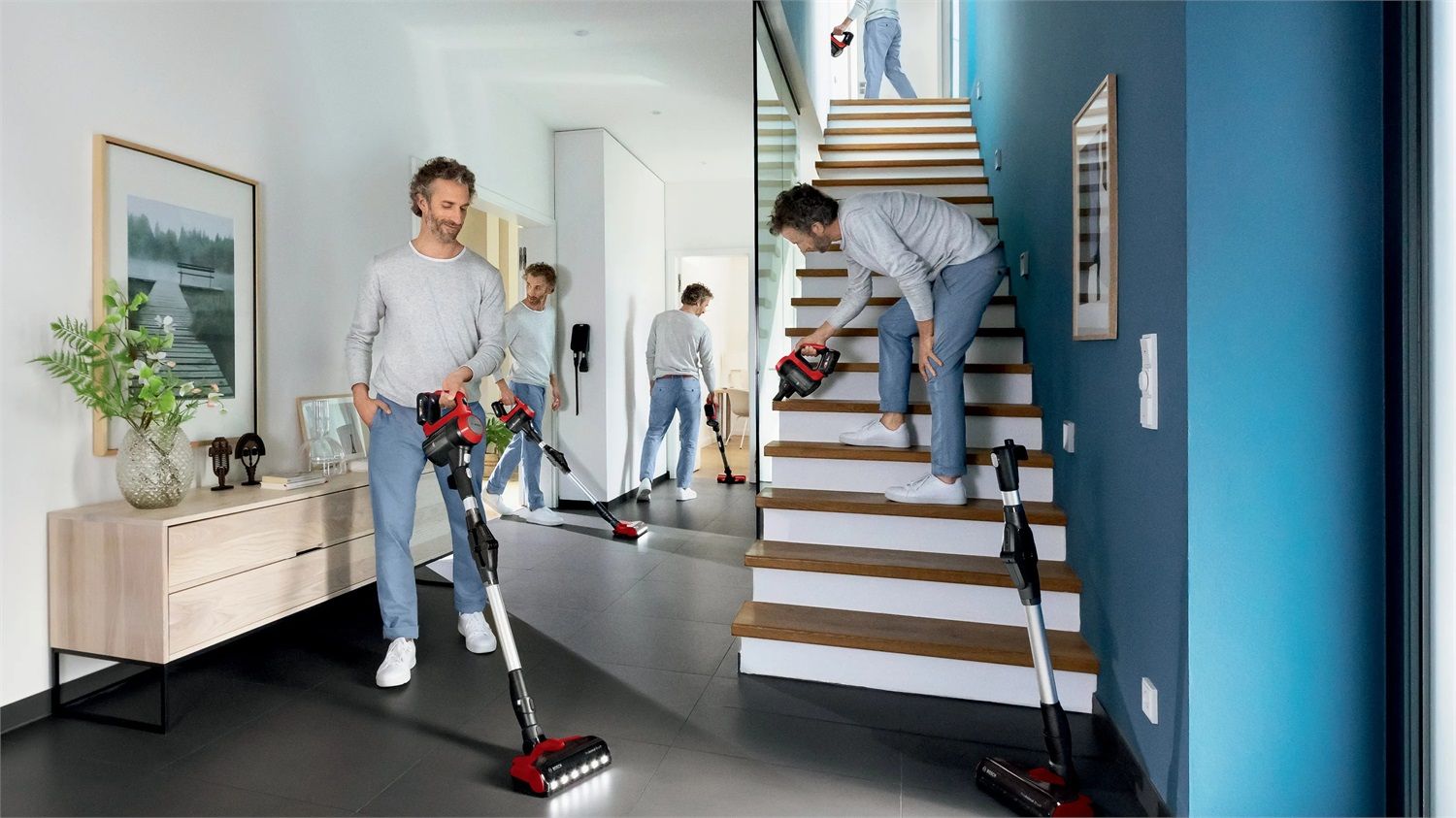 BOSCH SCOPA ELETTRICA SENZA FILO BCS711PET