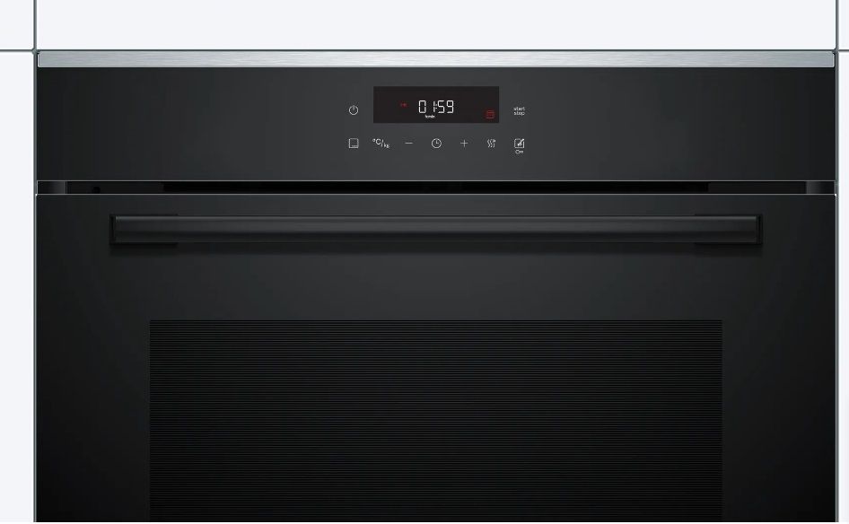 Bosch Forno da incasso EXxtra HBA272BB0 finitura vetro nero da 60 cm -  Serie 4