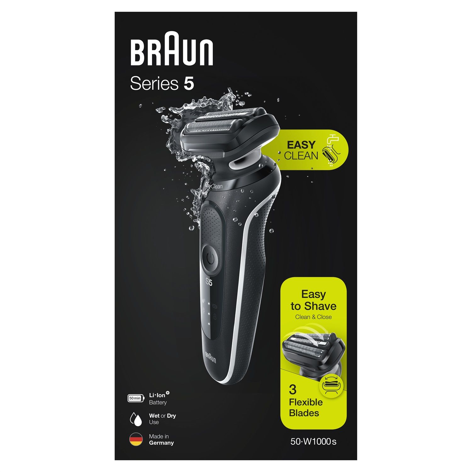 Braun Series 5 Wet&Dry 50-W1000s, Confronta prezzi