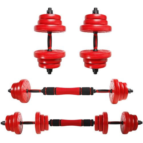 Cclife Fitness Set Manubri e Bilanciere con Dischi