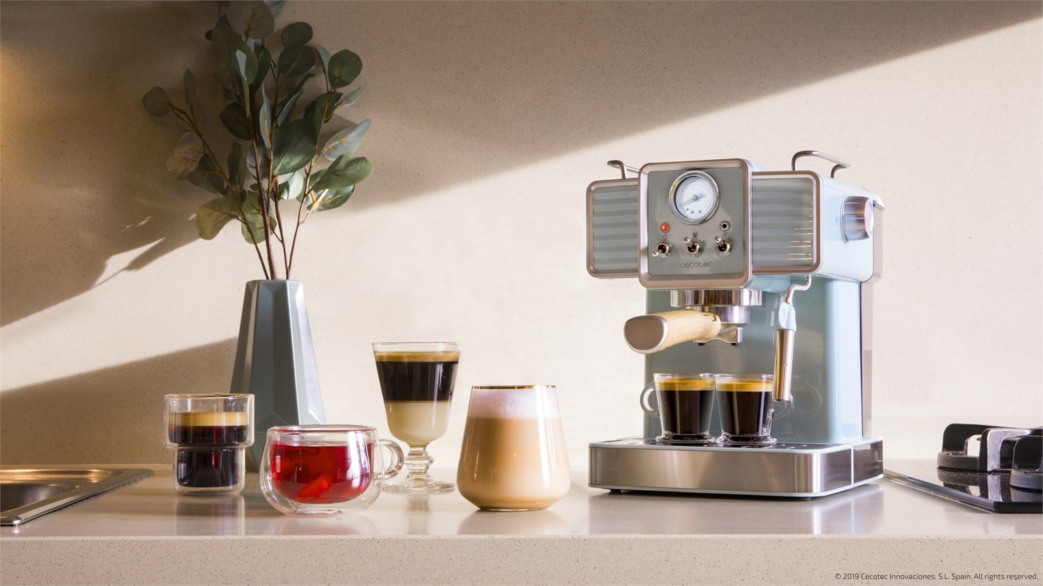 Cafetera Espresso Power Espresso Cecotec 20 Tradizionale