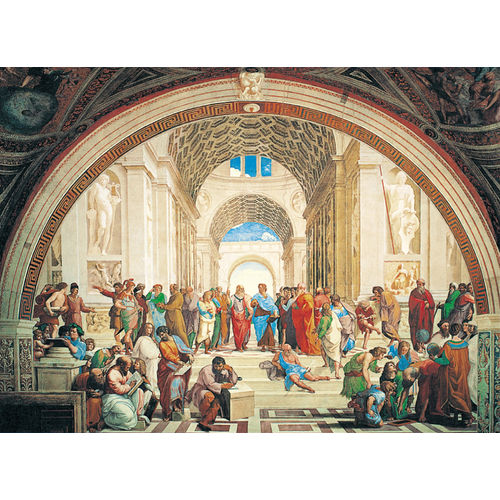 Clementoni - 39972 Jigsaw Puzzle 1000 Pieces Art for Adults and Children, Museum Collection, Fall Theme of the Rebel Angels of Bruegel, Compact Box, Poster Included, Gift Idea Made in Italy, 70 x 50