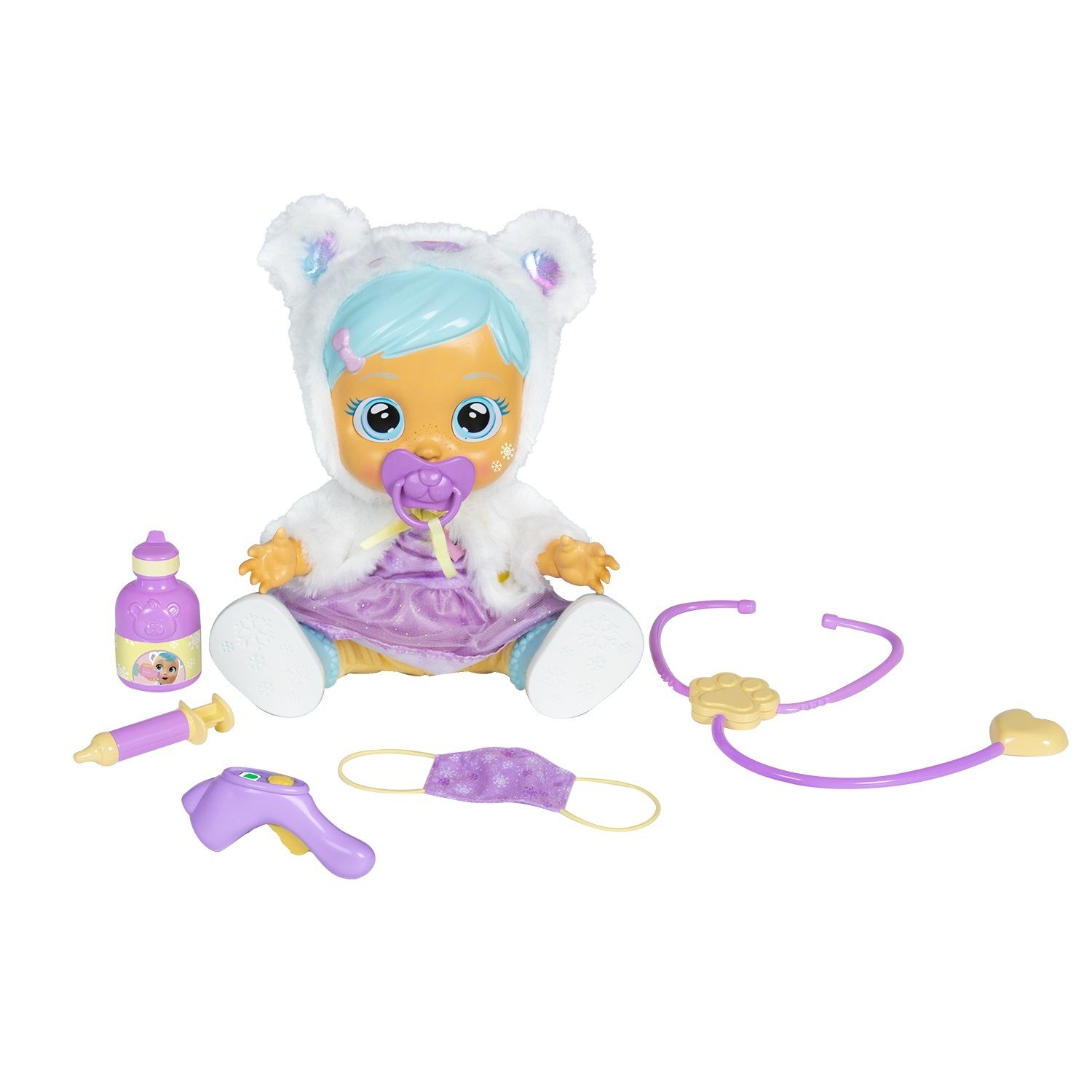 IMC Toys Dressy Minnie, Bambola Interattiva che Piange Lacrime Vere con  Capelli Da Acconciare, Vestiti Da Indossare e Accessori per Giocare