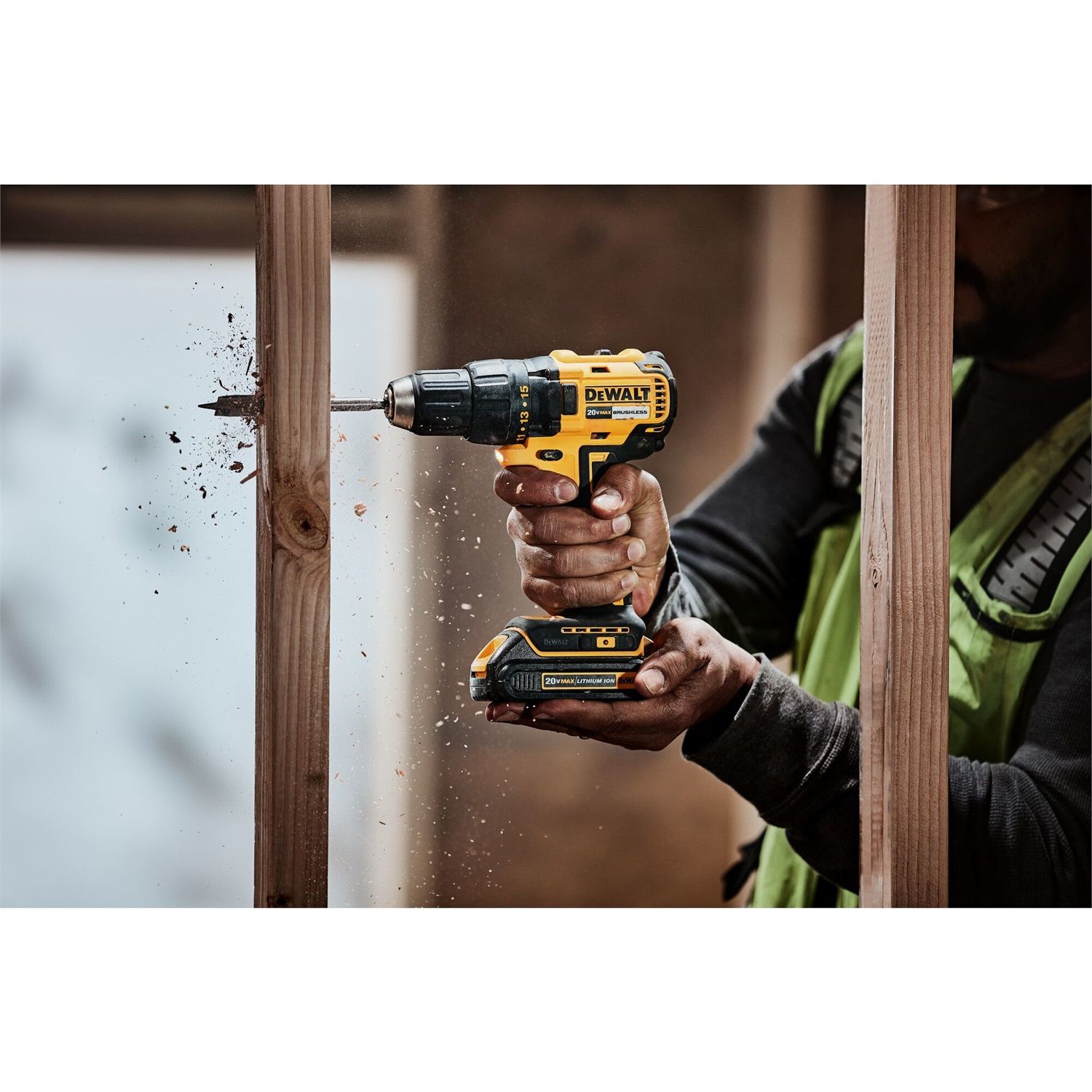 Trapano Avvitatore DeWalt Senza Spazzole | 18V Con 2 Batterie 1.5Ah | Valigetta TSTAK | Mandrino Autoserrante - Foto 9