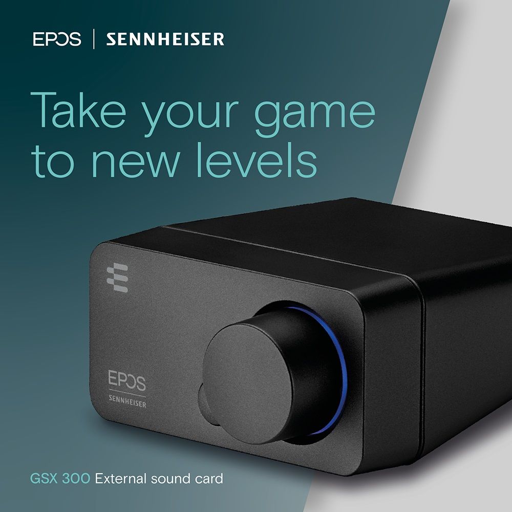 GSX 300 - Epos Sennheiser - Nero - Scheda Audio Esterna