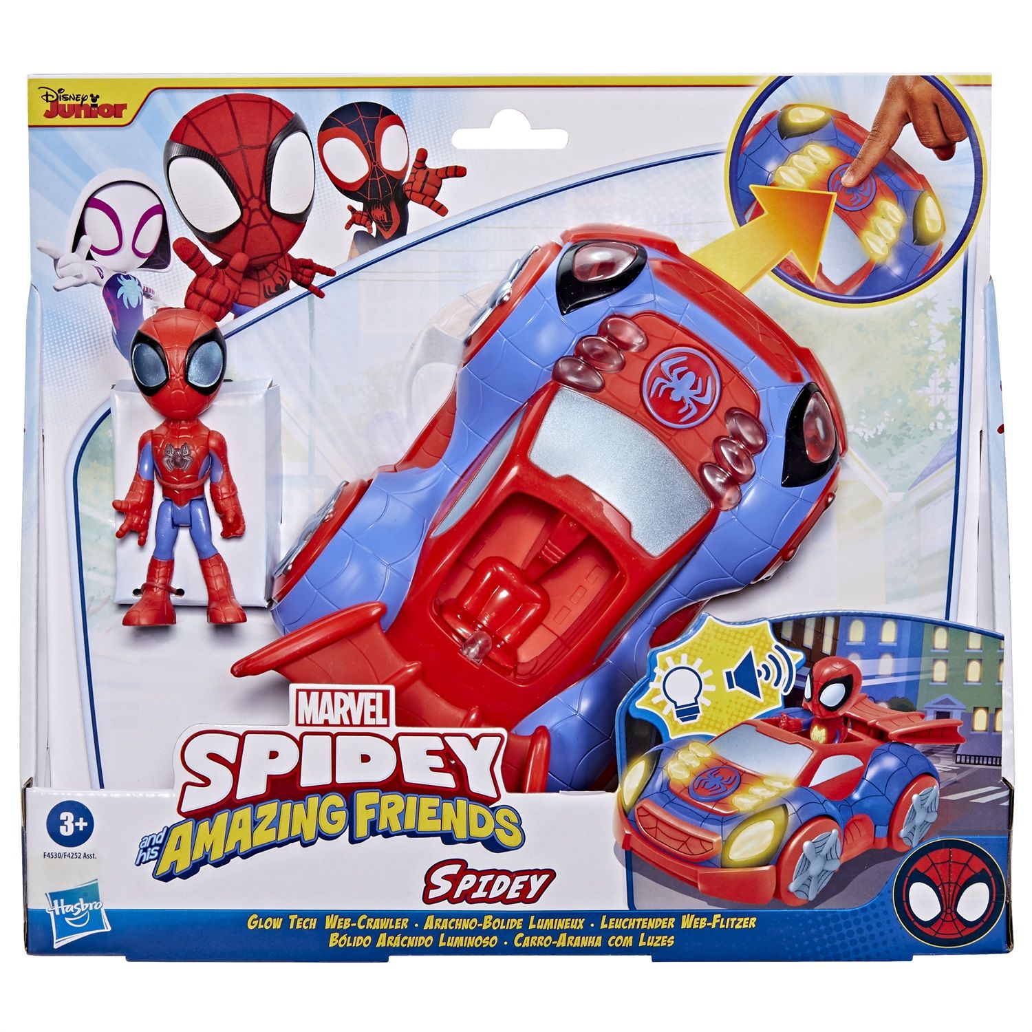 Paniate - Hasbro Marvel Spidey e i Suoi Fantastici Amici Veicolo