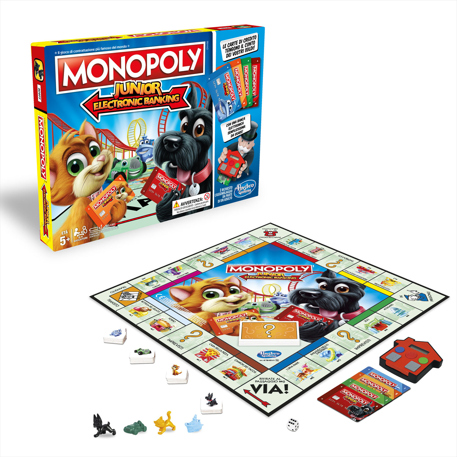 Me Contro Te Monopoly Junior Gioco da Tavolo