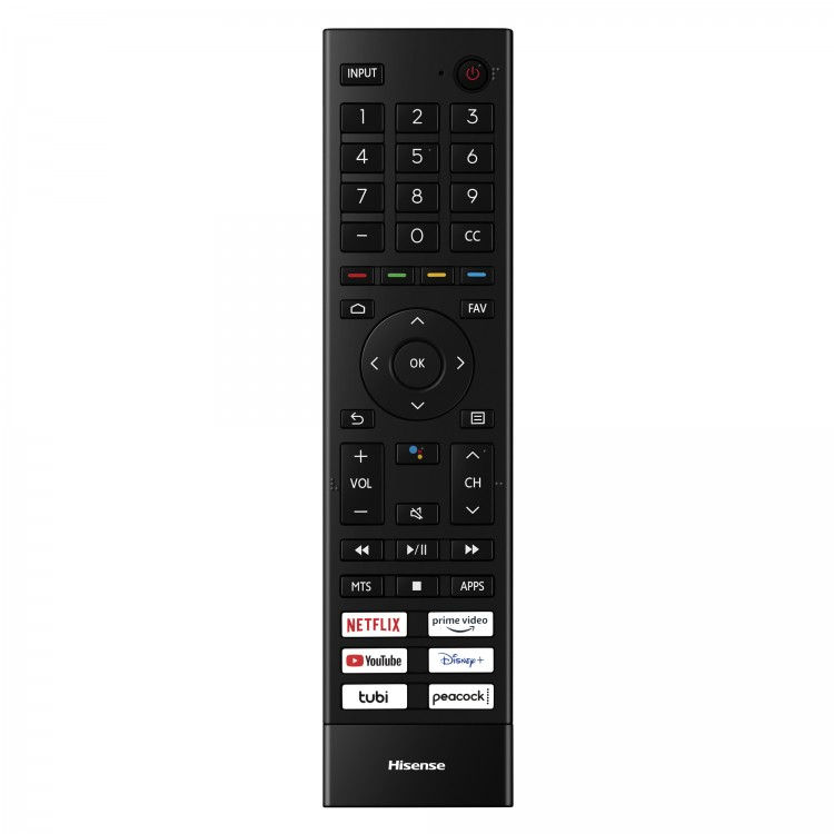 Hisense 40 LED Full HD 40A4FG, Smart TV VIDAA 4.2, Audio 2.0 14W,  Controlli vocali Alexa, Tuner DVB-T2/S2 HEVC 10, lativù, Telecomando  RaiPlay, Nero : : Elettronica