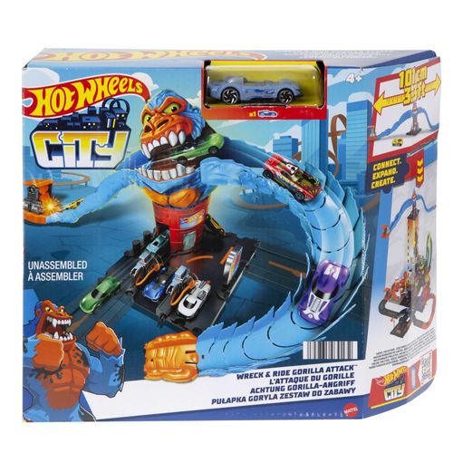 Hot Wheels City Gorilla Attacco Distruttivo