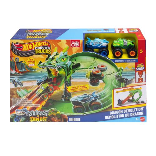 Hot Wheels Monster Trucks Demolizione del Drago