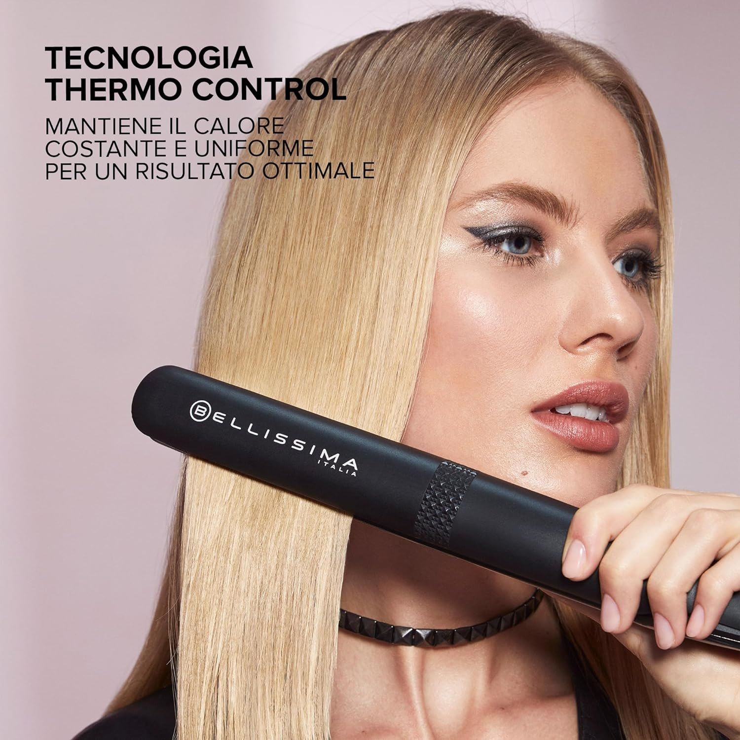 Bellissima Imetec Creativity Ceramic & Tourmaline, Piastra per Capelli,  Liscio O