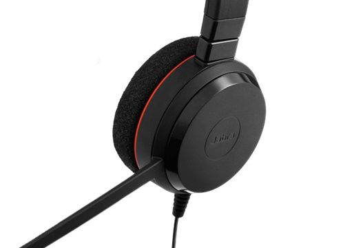 Jabra Evolve 20 UC Cuffie Cablate Con USB-A: Audio Nitido, Cancellazione Rumore E Controller Integrato - Aperte Ma Nuove