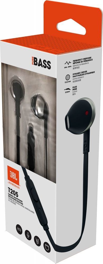 JBL Tune 205 auricolare cablato in-ear musica cromo, bianco CUFFIE Hi-FI/TV  JBLT205CRM Epto | Acquista Online
