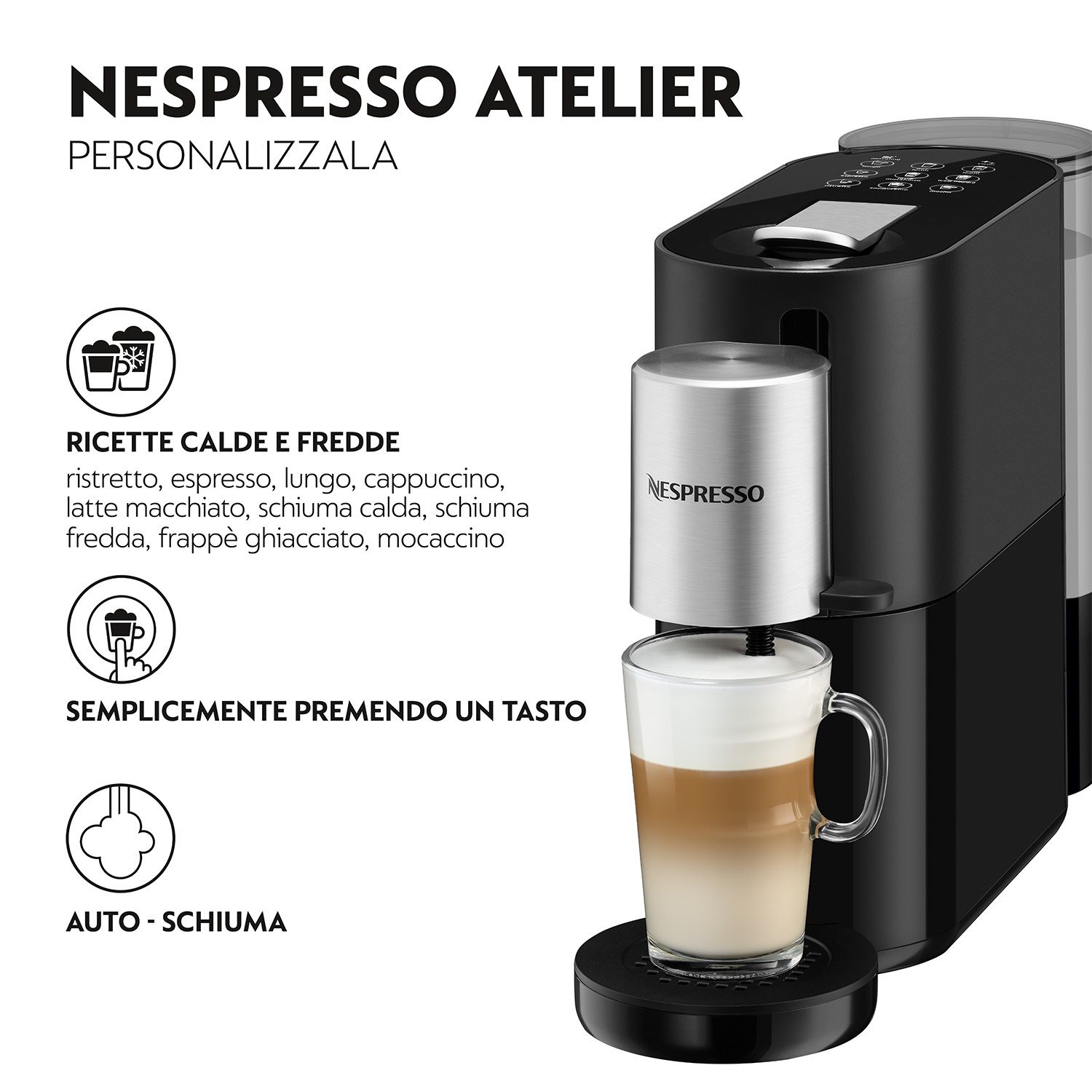 Macchina Caffè Nespresso Krups Atelier - Elettrodomestici In vendita a  Monza e della Brianza