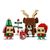 Lego BrickHeadz 40353 Renna, elfo ed elfa