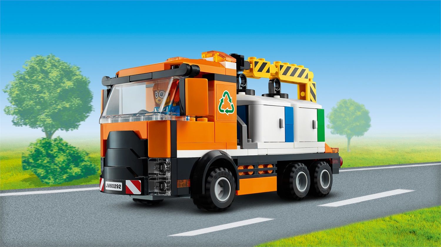 LEGO City 60292 Centro Città con Autolavaggio, Moto, Bici e Camion  Giocattolo, Piattaforme Stradali e 8 Minifigure - LEGO - City - Edifici e  architettura - Giocattoli