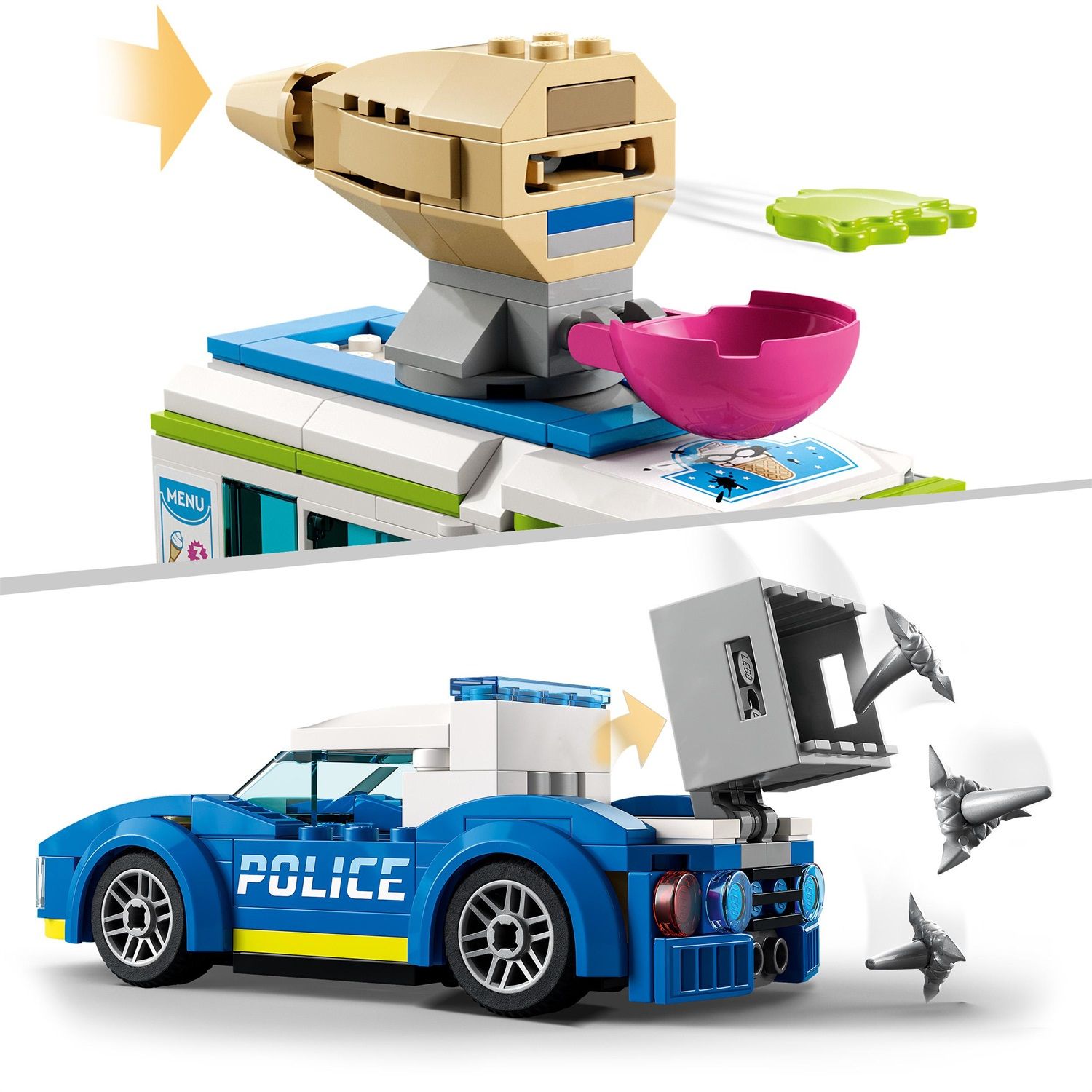 LEGO City - Il furgone dei gelati e l'inseguimento della polizia (60314) a  € 25,27 (oggi)