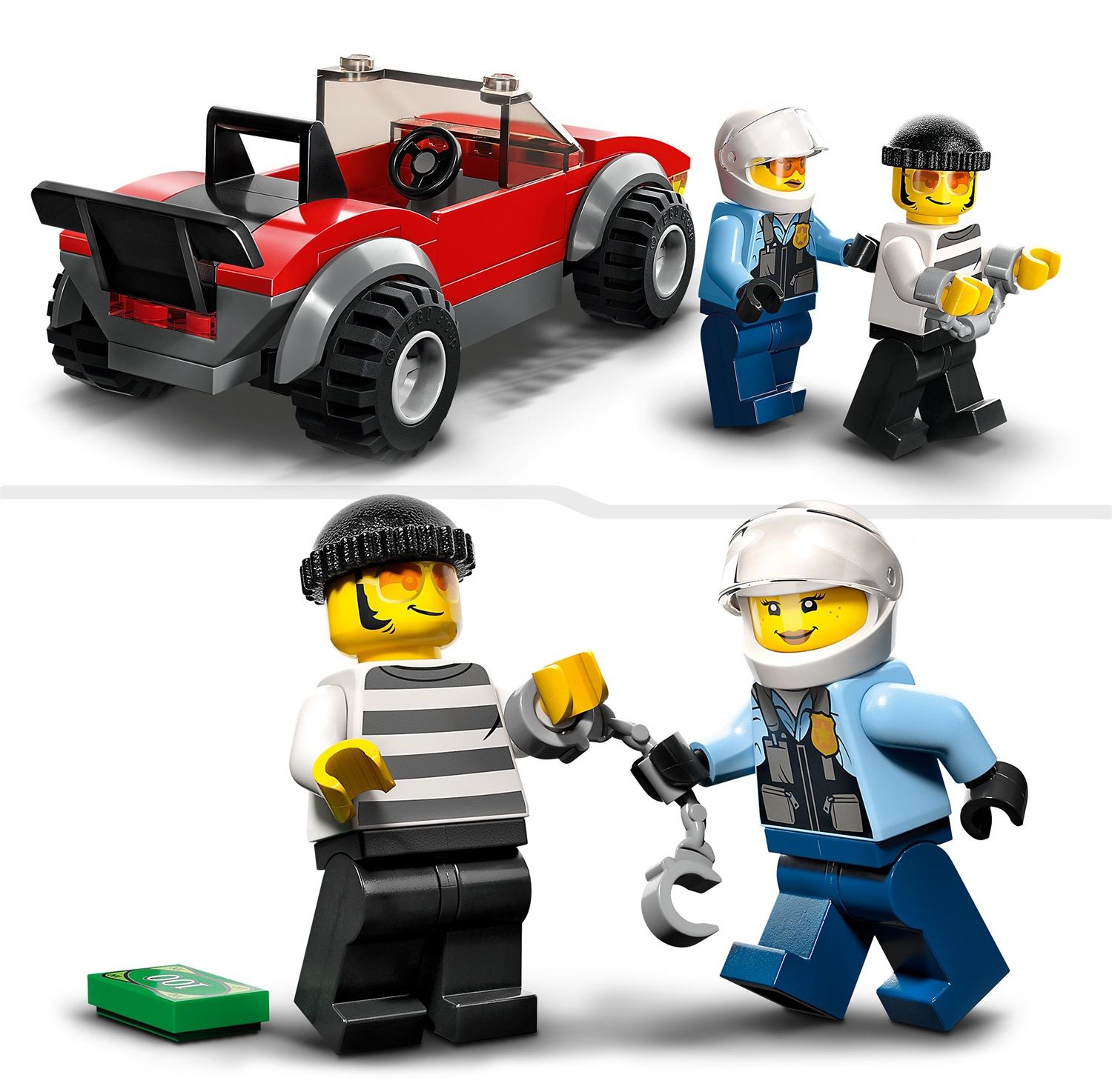 LEGO 60312 City Police Auto della Polizia, Piccola Idea Regalo di