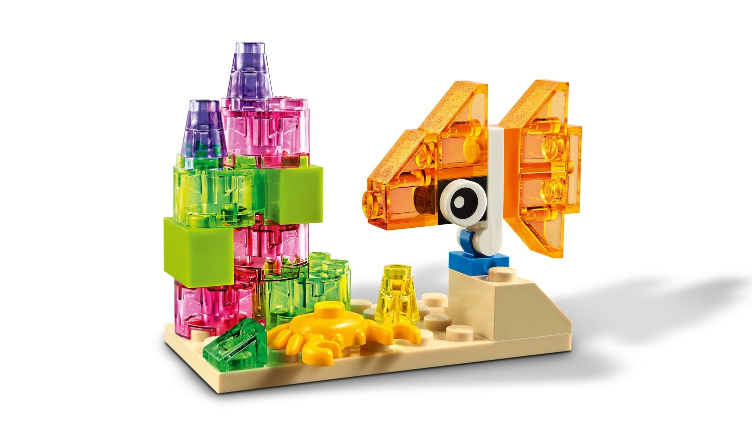 LEGO Classic - 11013 Mattoncini Trasparenti Creativi - Playpolis shop  online Italia