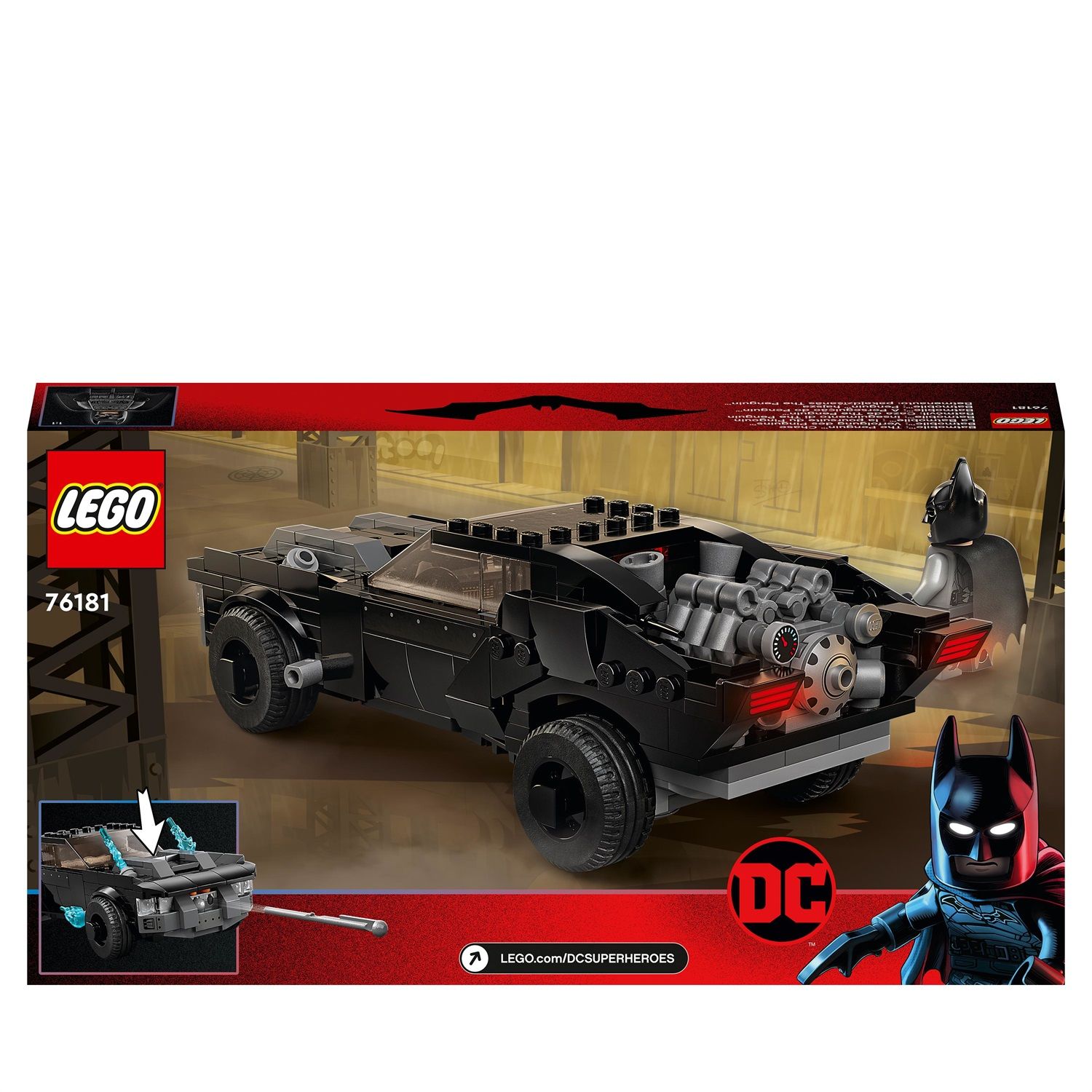 Lego Super Heroes Batman Batmobile Inseguimento di The Penguin - 76181,  acquista su Hidrobrico