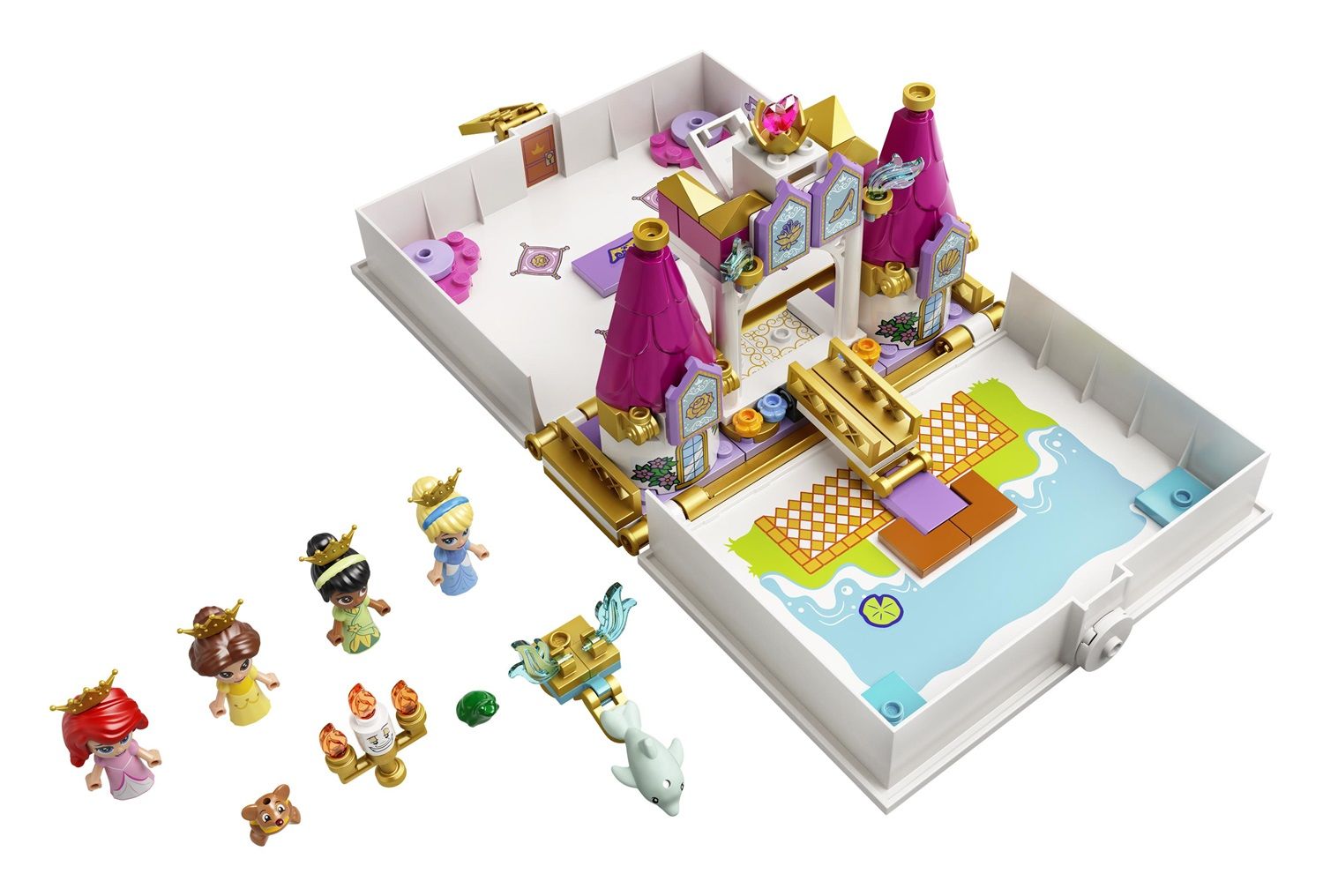 Lego Disney 43193 L'avventura fiabesca di Ariel, Belle, Cenerentola e Tiana, Confronta prezzi