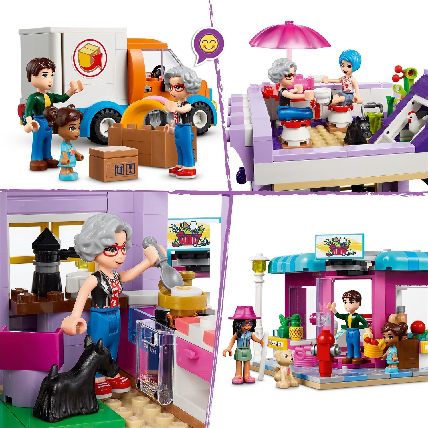 LEGO Friends 41704 Edificio della Strada Principale, Café