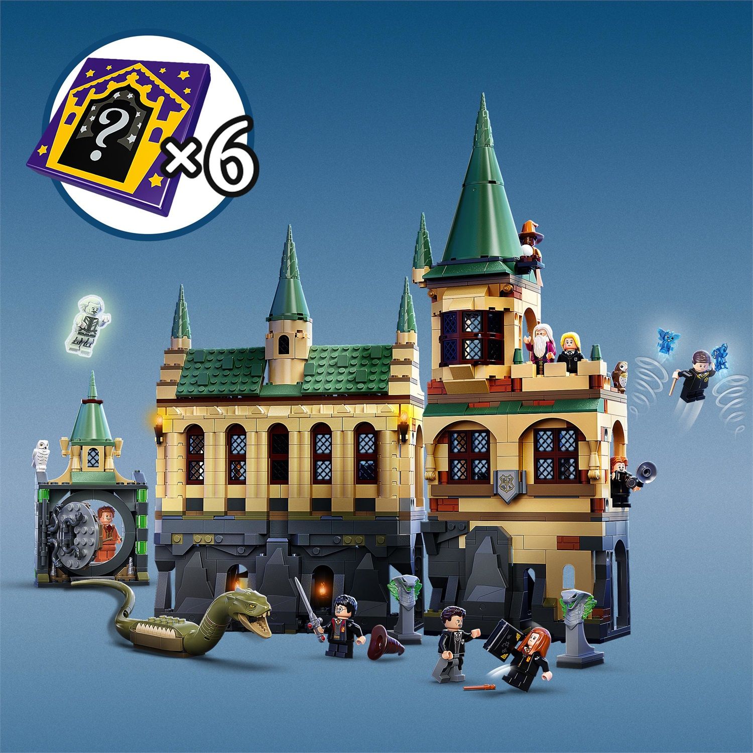 LEGO Harry Potter Hogwarts: Errore della Pozione Polisucco, Castello  Giocattolo con Minifigure d'Oro del 20° Anniversario 76386 : :  Giochi e giocattoli