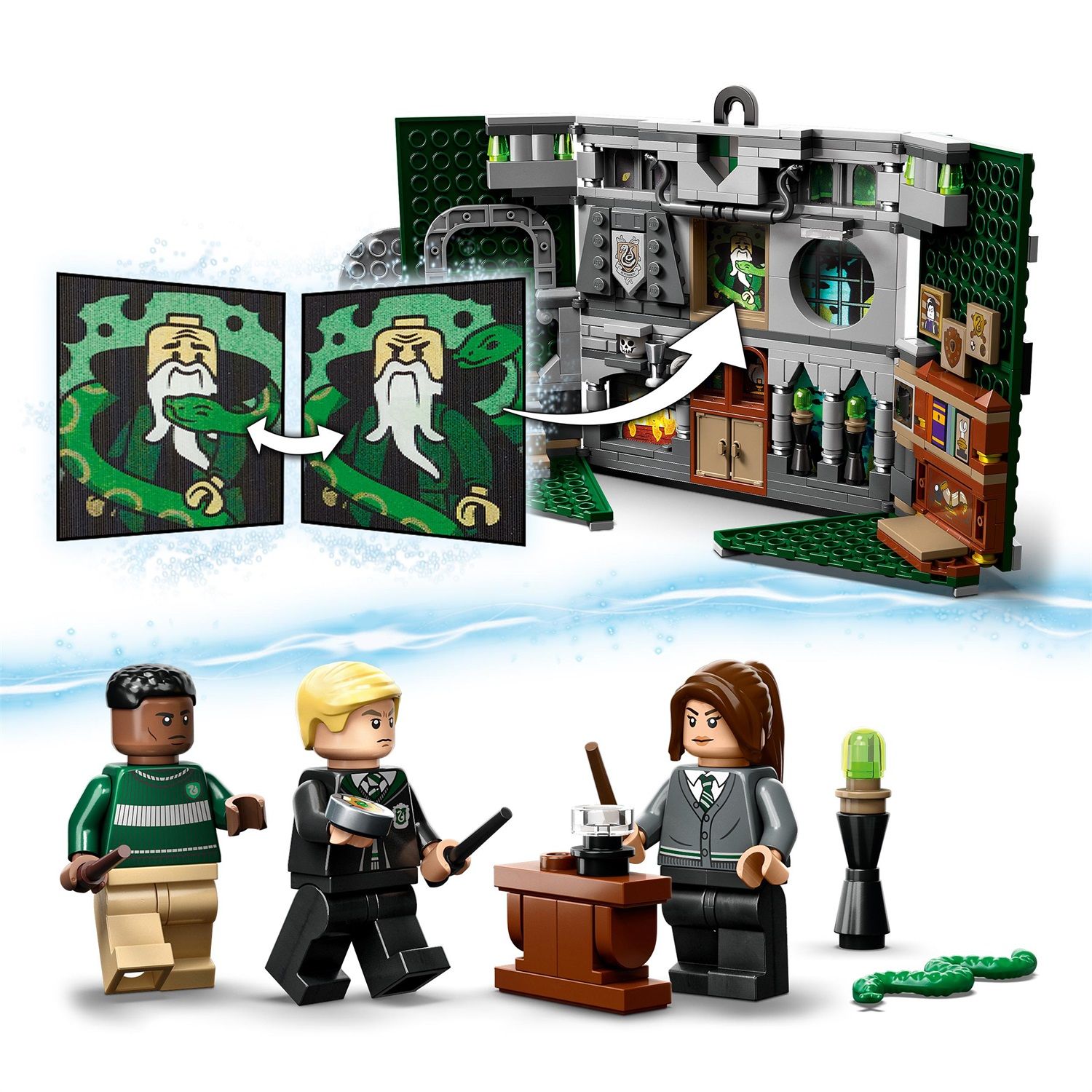 LEGO - Harry Potter Stendardo della Casa Serpeverde 76410 – Iperbimbo