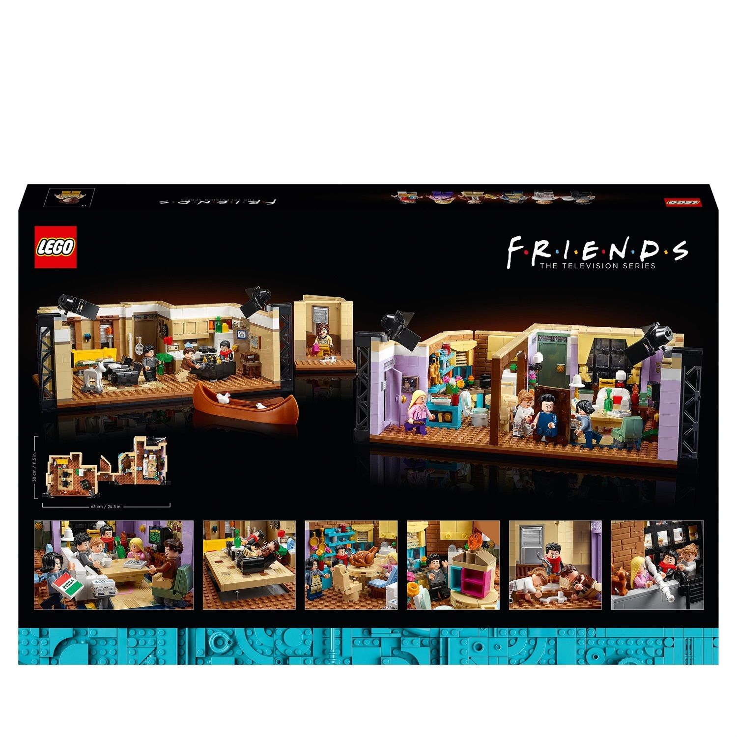 LEGO Ideas Central Perk, Gadget per il 25° Anniversario della Serie TV  Friends, con Iconica Caffetteria e 7 Minifigure, Costruzi