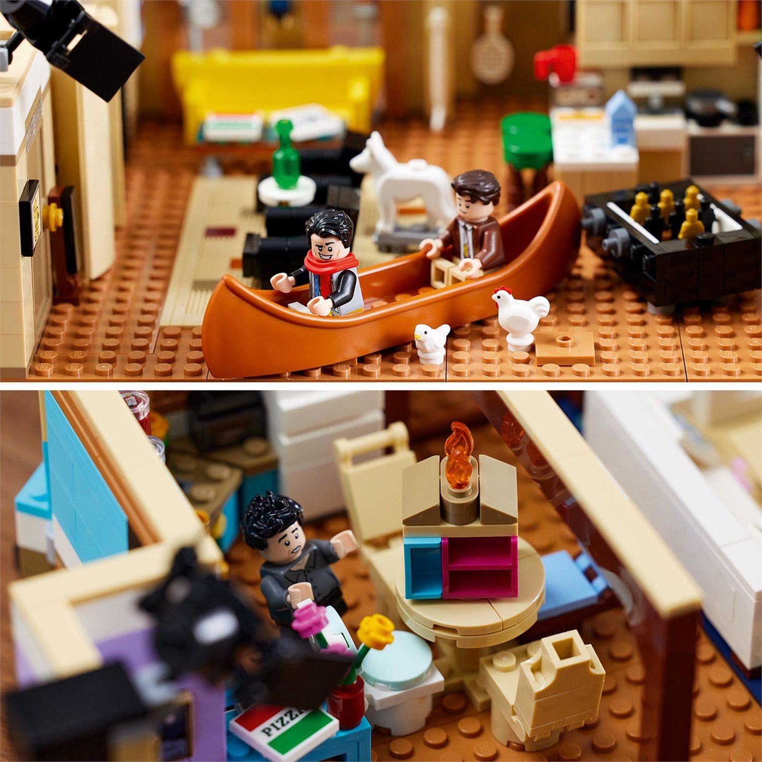 LEGO Ideas Central Perk, Gadget per il 25° Anniversario della Serie TV  Friends, con Iconica Caffetteria e 7 Minifigure, Costruzi