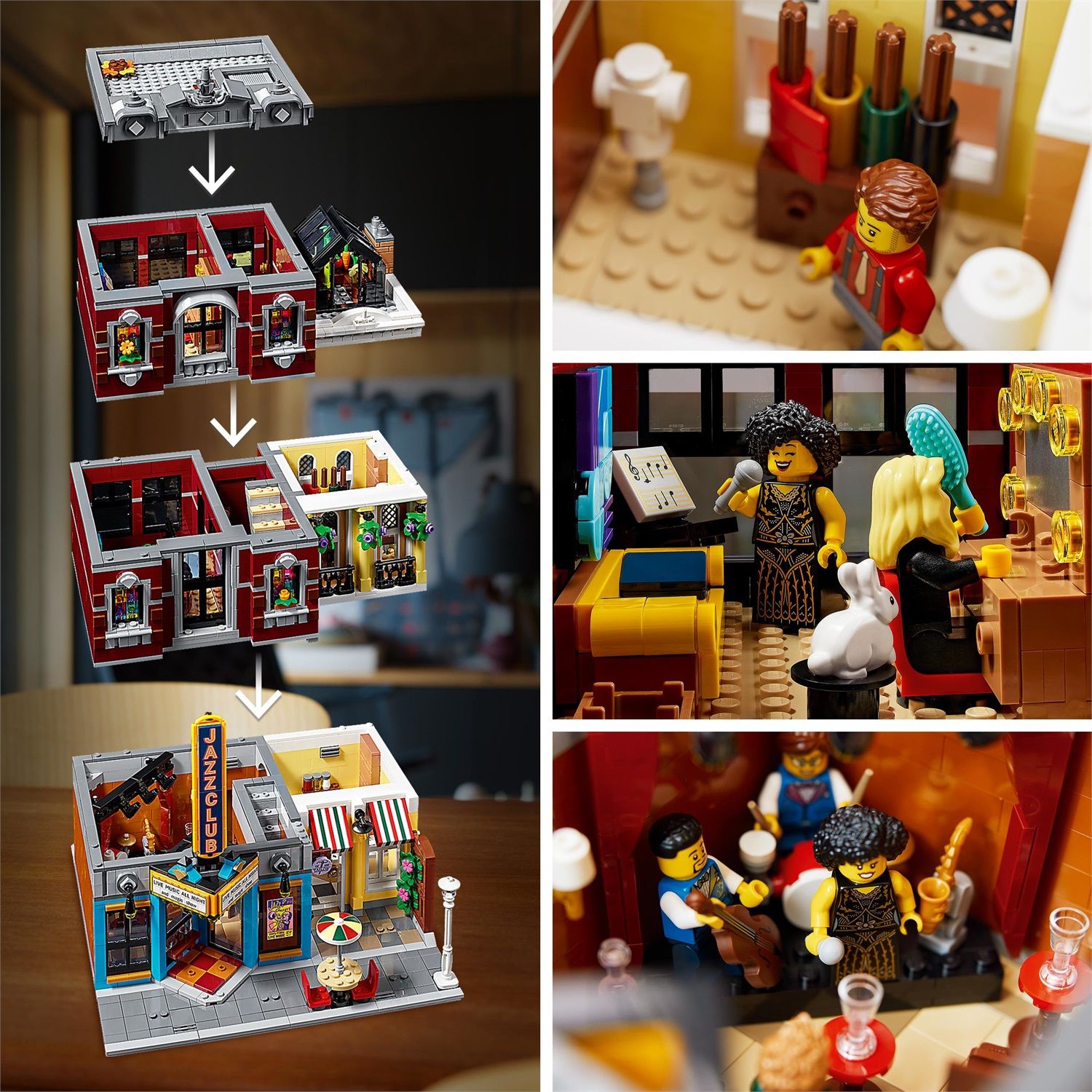 LEGO Icons Jazz Club 10312 - Set da costruzione per adulti e