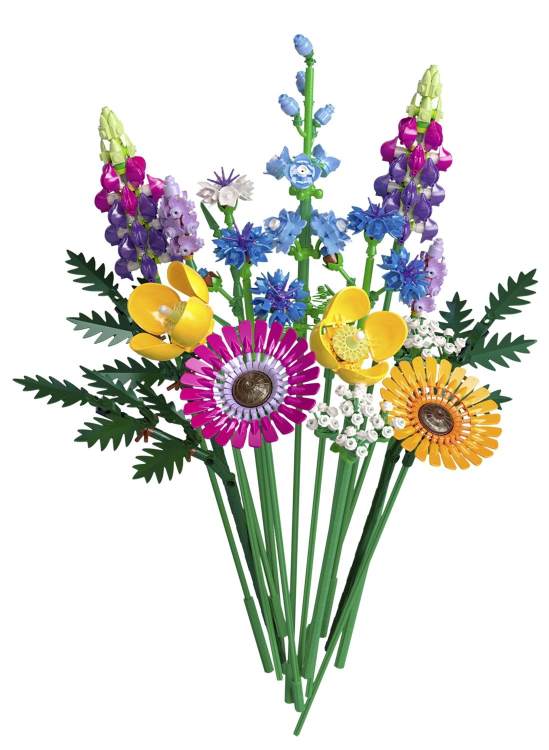 Lego 10313 - Set di 3 bouquet di fiori selvatici, 10314 fiori secchi e 10289