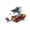 Lego Marvel 76310 Auto di Iron Man Car e Black Panther contro Hulk rosso