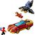 Lego Marvel 76310 Auto di Iron Man Car e Black Panther contro Hulk rosso