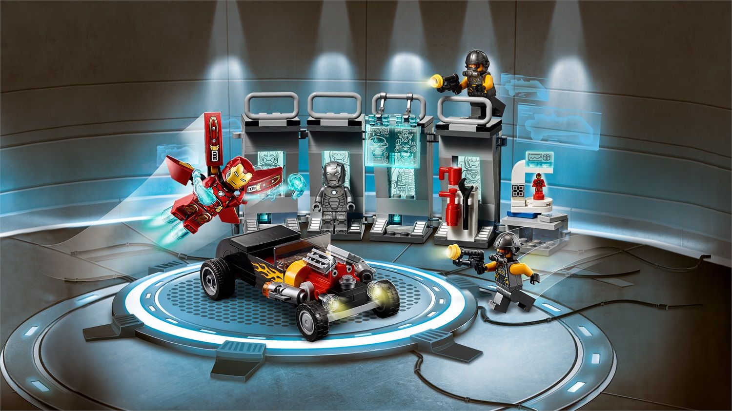 LEGO Marvel Armeria di Iron Man, Set Costruzioni con Casco, Tuta e  Supereroi Giocattoli Avengers, Idea Regalo, Giochi per Bambin