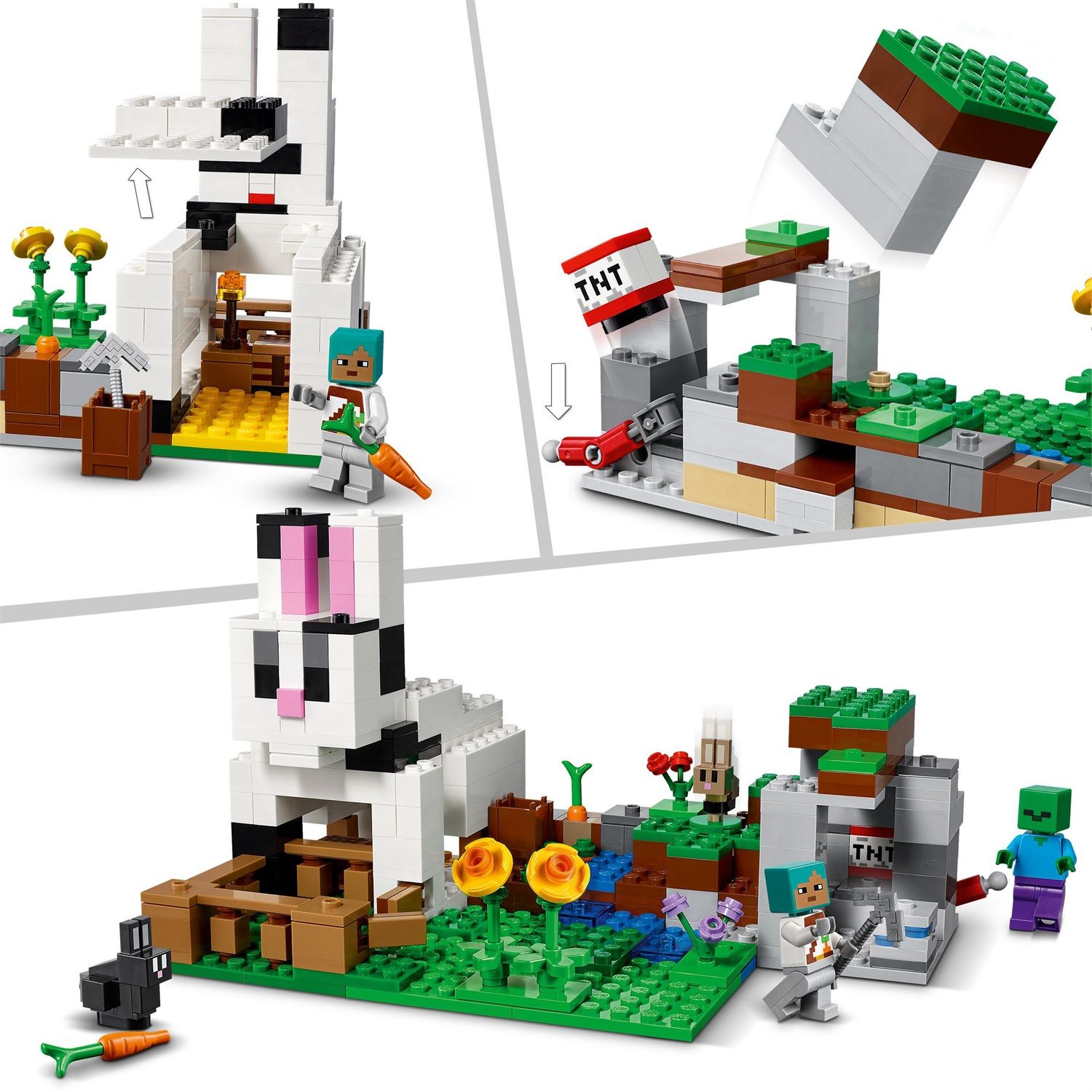 Lego Minecraft 21181 Il Ranch del Coniglio