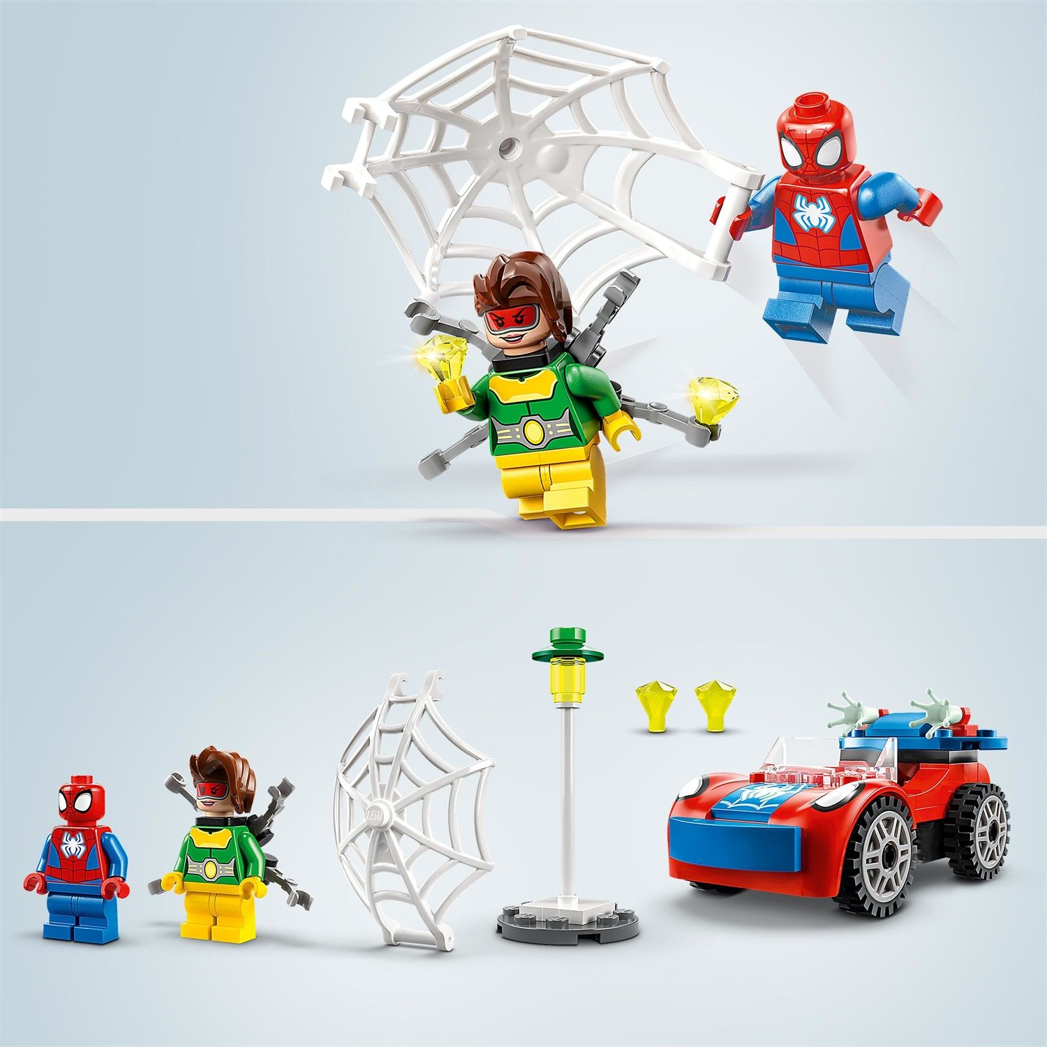 La casa di spider-man set di giochi con spidey e i suoi fantastici amici -  lego duplo marvel - Prénatal