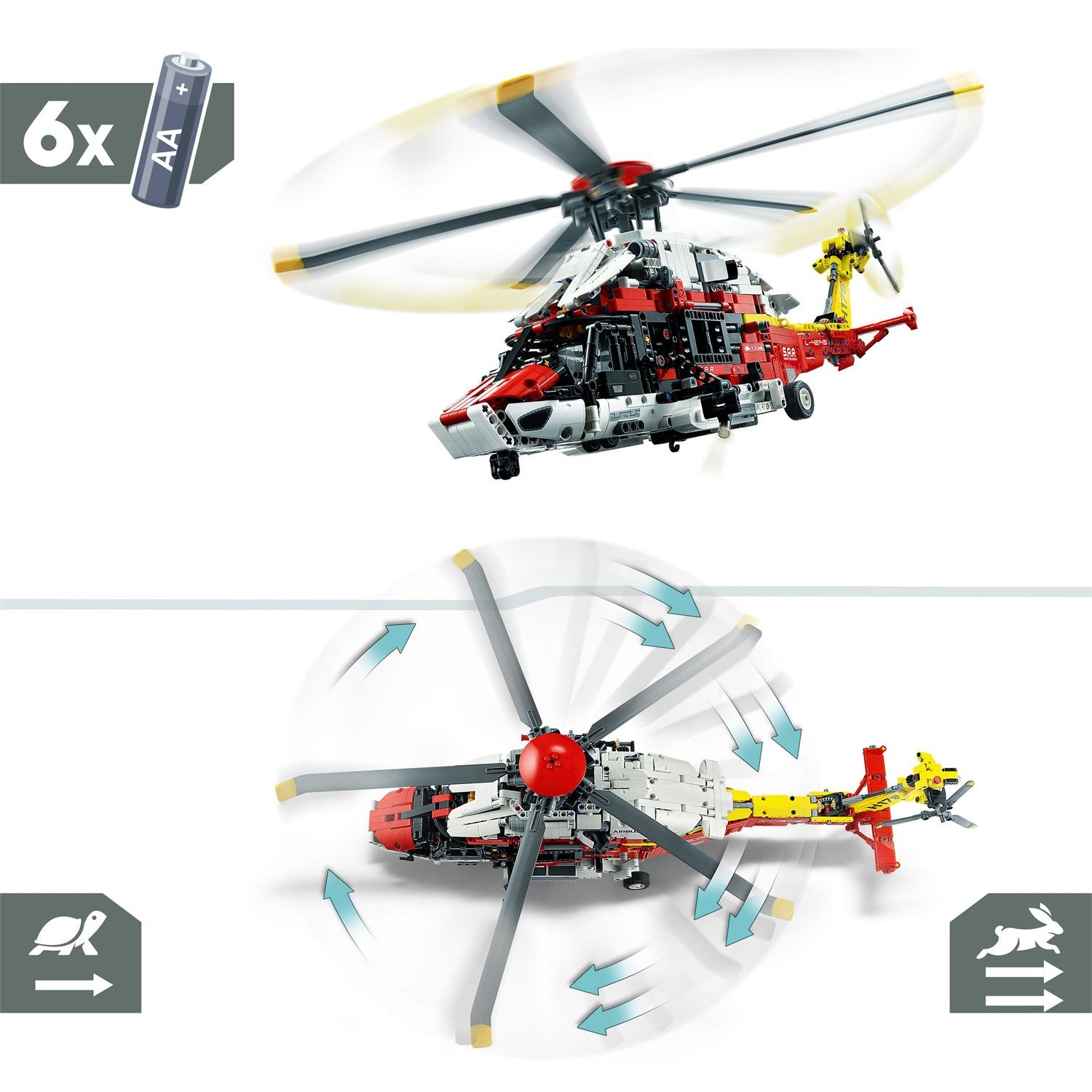 Lego Technic 42145 Elicottero di salvataggio Airbus H175