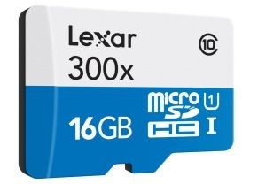 Lexar 64GB Micro SDXC UHS-I 300x (45MB/s) - Scheda Memoria Con Adattatore SD Per Video 4K