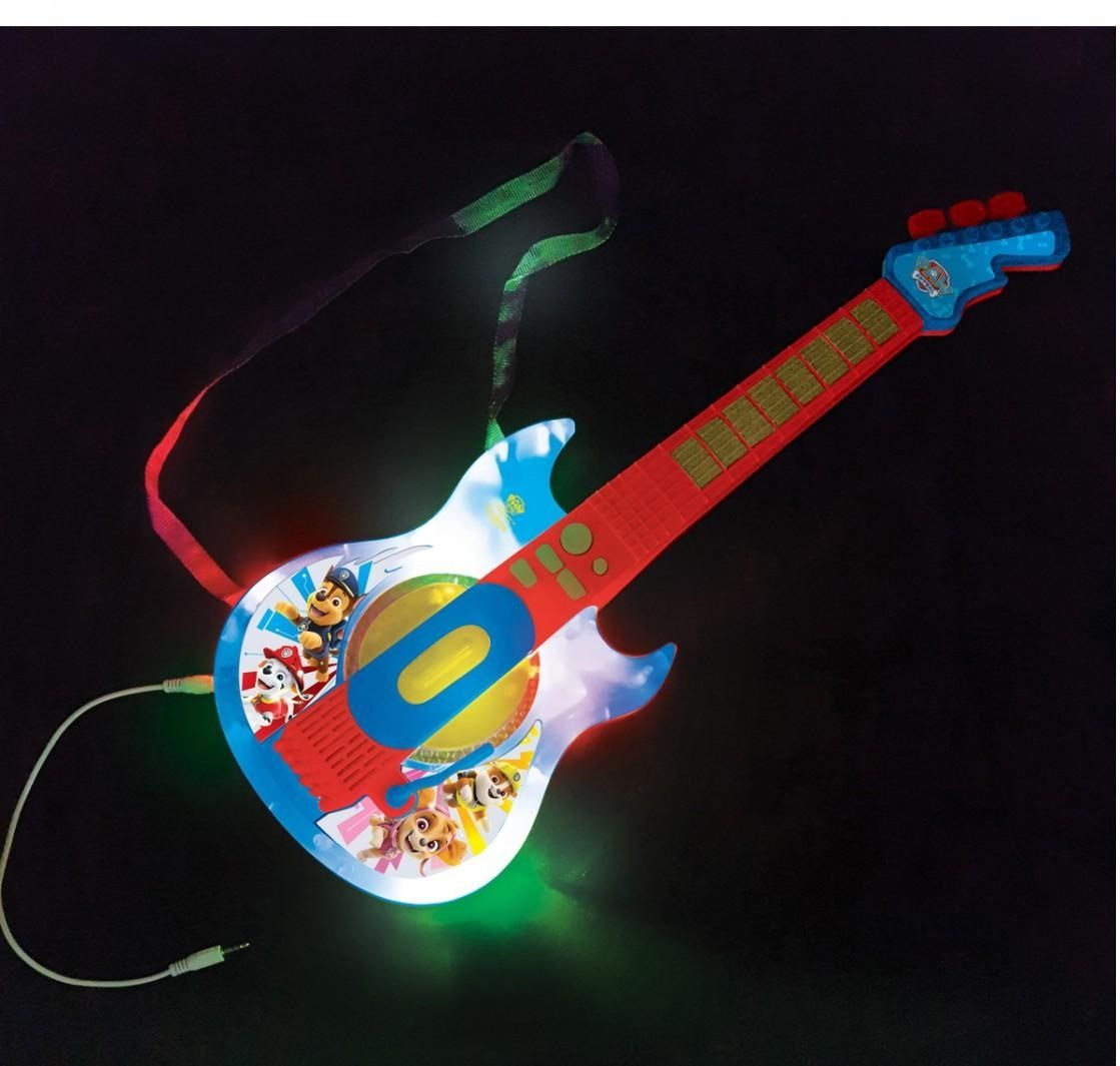Lexibook Chitarra Elettronica Stitch Con Microfono E Occhiali - Giocattolo Musicale Per Bambini Con Luci