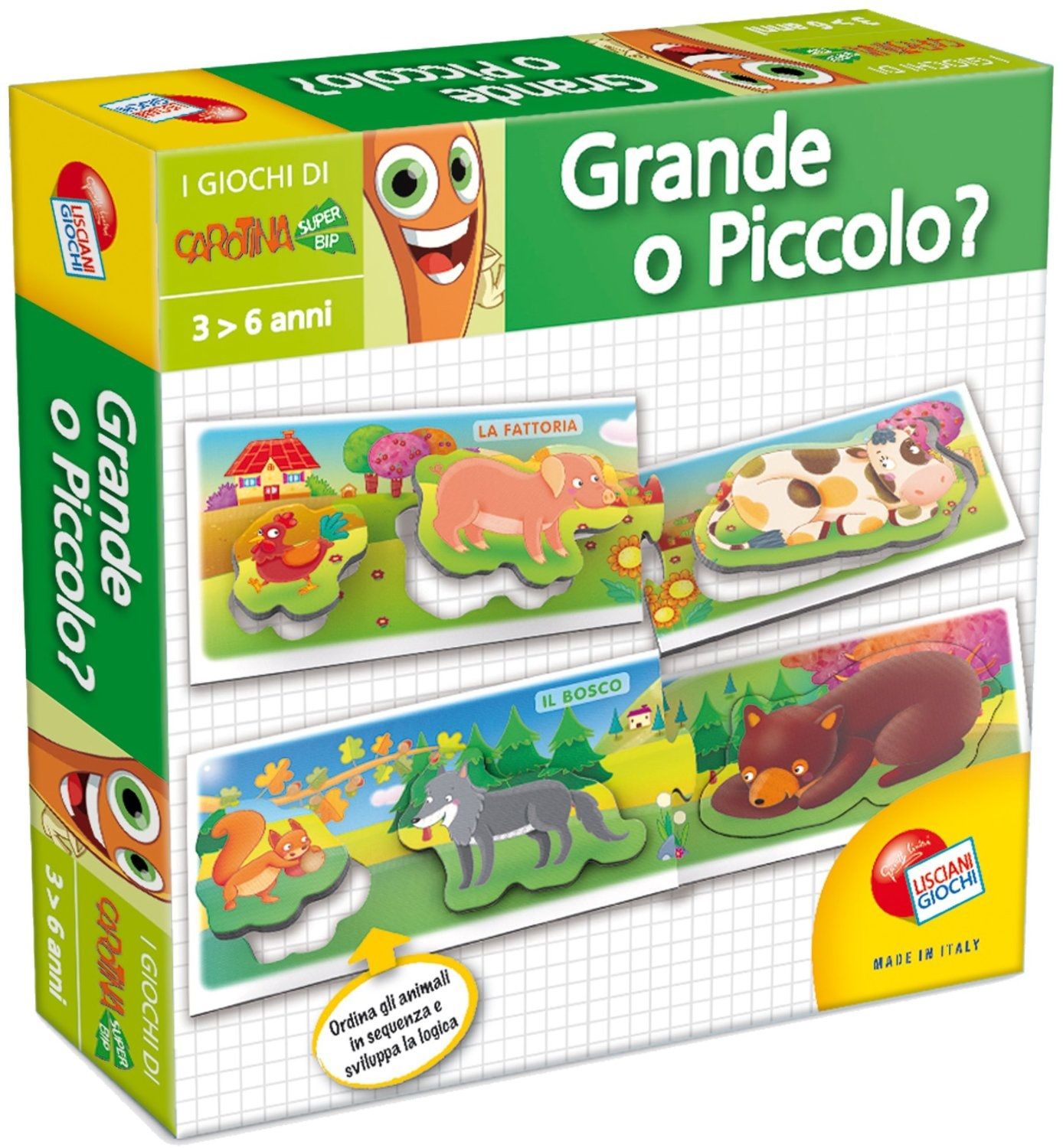 Giochi creativi Lisciani per bambini da 3 a 6 anni