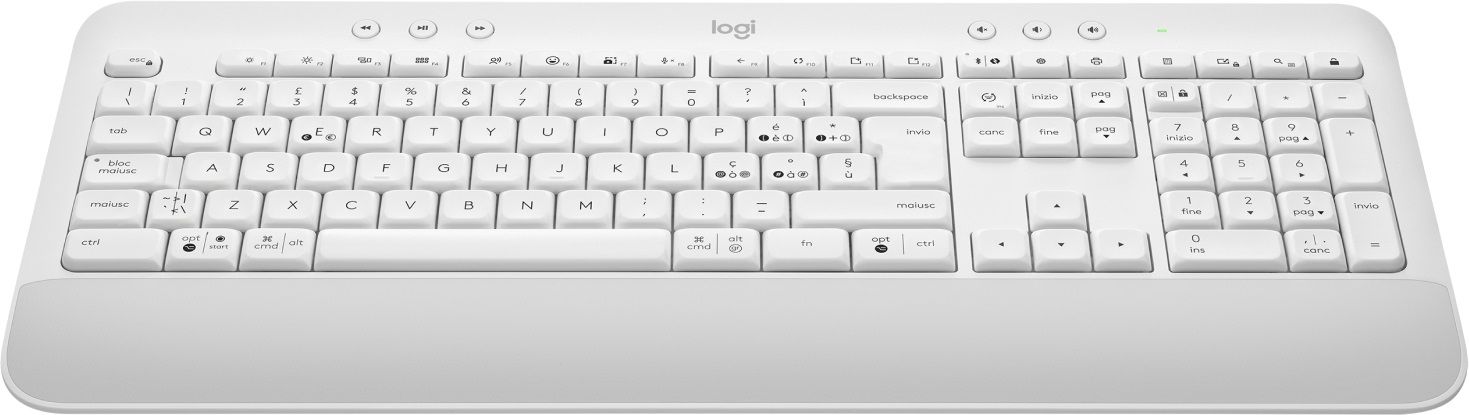 Logitech Mx Keys Mini tastiera Bluetooth impermeabile senza fili