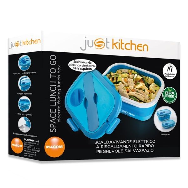 Scaldavivande Elettrico MACOM Space Lunch - Pieghevole, 0.8L, 35W - Foto 9