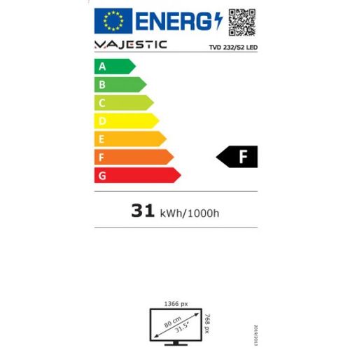 Télécommande compatible avec MAJESTIC TVD222LED