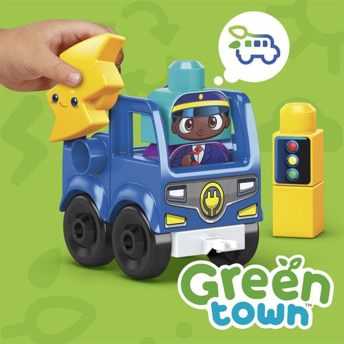 Mega Bloks Tina Tour Bus - Set Da Costruzione Per Bambini 1+ Anni, Con Autista E Blocchi Per Palco