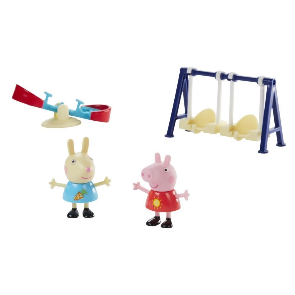 Hasbro Peppa Pig - Il Parco Giochi di Peppa Pig, Playset per età  prescolare, con 2 personaggi e 2 accessori, per bambini dai 3 anni in su :  : Giochi e giocattoli